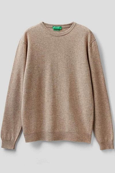United Colors of Benetton Мъжки кафяв пуловер (код на модела: 123A1002U1G34)