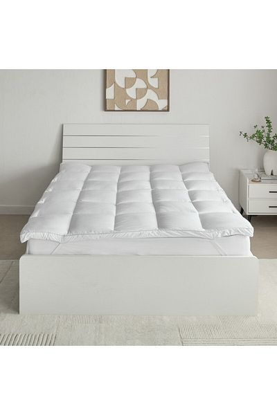 Home Box MicroFresh 300TC Soft Microfiber Olympic Queen Mattress Topper 160x200+6 cm