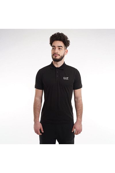 EA7 Emporio Armani Tricou polo EMPORIO ARMANI EA7 pentru barbati TRAIN LOGO SERIES M TAPE POLO CO - 3DPF23PJ02Z00200