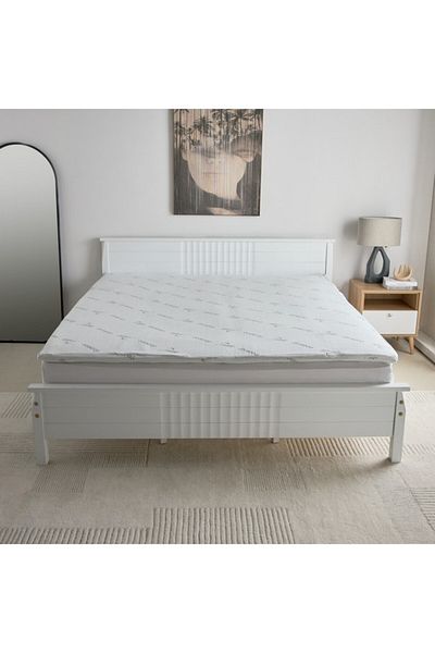 Home Box Relax Memory Foam King Mattress Topper 180x200x4 cm