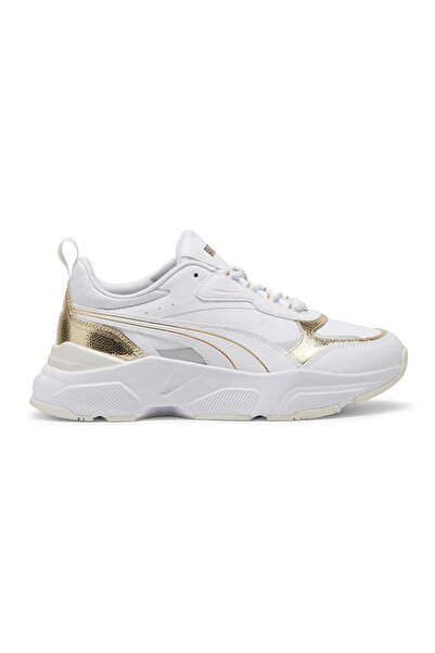 Puma Снікерси Cassia Metallic Shine Gold Beyaz