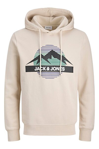 Jack & Jones Ανδρικό φούτερ κρεμ (Κωδικός μοντέλου: 12264635)