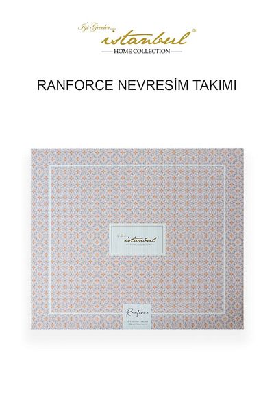 İyi Geceler İstanbul Σετ Παπλωματοθήκη Διπλό 100% Βαμβάκι Flowery