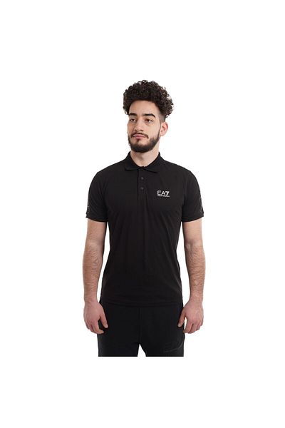 EA7 Emporio Armani Tricou polo EMPORIO ARMANI EA7 pentru barbati TRAIN LOGO SERIES M TAPE POLO CO - 3DPF23PJ02Z00200