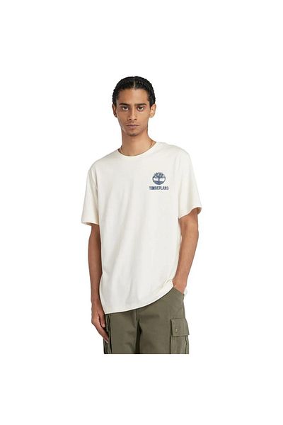 Timberland Ανδρικό μπλουζάκι με κοντό μανίκι με λογότυπο Graphic Tee Undyed