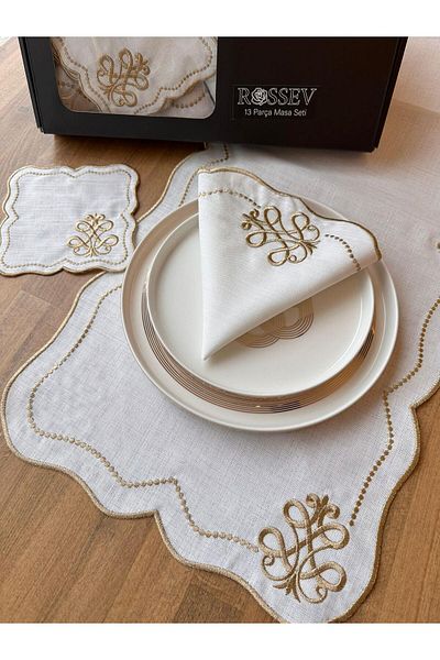 ROSSEV Set Textile Masa 3d 13 Piese