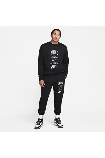 Nike NIKE men's sweatshirt CLUB BB CREW STACK GX - FN2610010