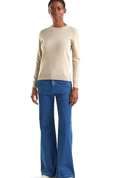 United Colors of Benetton Πουλόβερ με λαιμόκοψη Merino