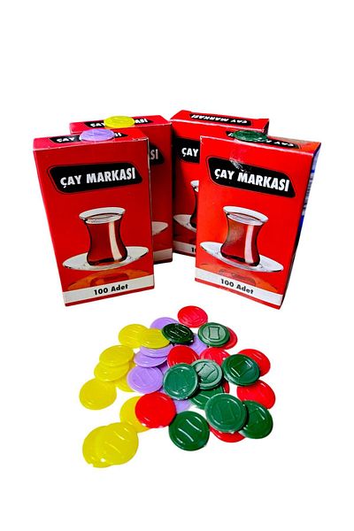 TOMBİ-X Round Transparent Red 100 Pcs Tea Brand