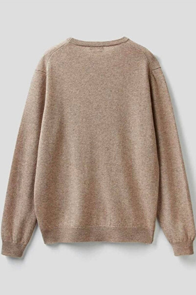 United Colors of Benetton Мъжки кафяв пуловер (код на модела: 123A1002U1G34)