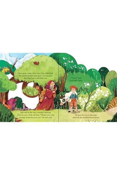 Usborne Peep Inside Fairytale USB Jack & the Beanstalk - Comfortable Cutting