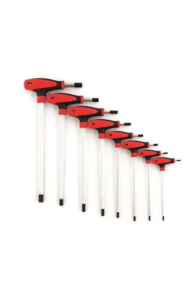 İzeltaş 4920008108 T Tipi Altı Köşe Allen Anahtar Takımı 2,5-10 mm - 8 Parça