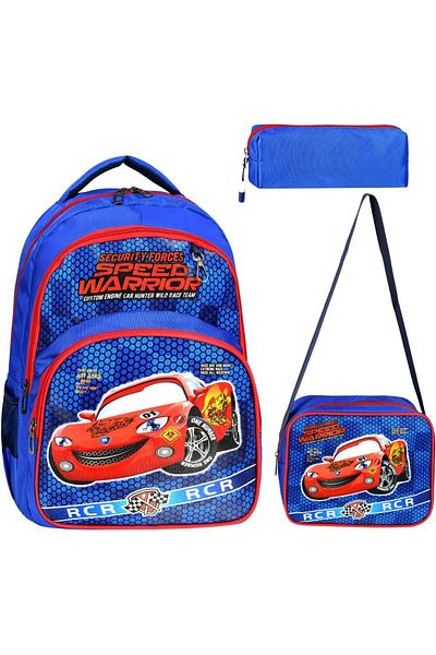 STOREMAX Set ghiozdan tematic MU-ARTSHOP, rucsac cu figură astronaut, geantă de umăr, creion