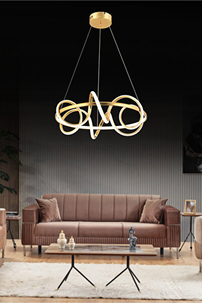 SEBA AYDINLATMA KUZEY B. GOLD Ledli Salon Mutfak Oda Oturma Odası Hol Ledli  ...