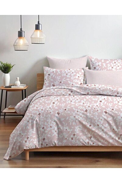 İyi Geceler İstanbul 100% Cotton Double Duvet Cover Set Flowery