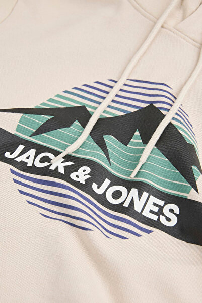 Jack & Jones Ανδρικό φούτερ κρεμ (Κωδικός μοντέλου: 12264635)