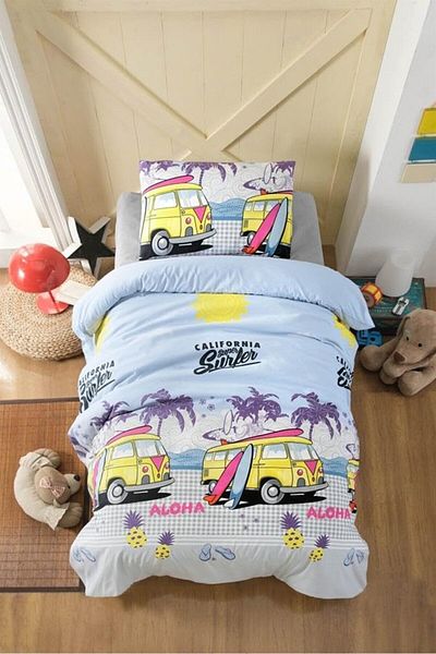 STOREMAX Ezg Pie Ranforce Single Duvet Cover Set - 160X220 Cm, Young Model