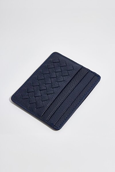 Tudors Hakiki Deri Erkek Lacivert Cüzdan