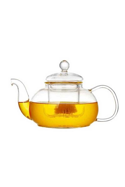 SODELICIOUS COFFEE TEA Borosilicate Glass Coffee Tools 800 ml Teapot and Strainer
