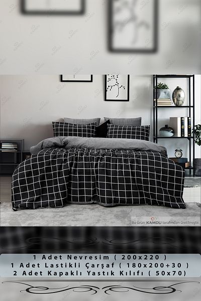 embays collection Σετ Παπλωματοθήκης Πολυτελείας - King Size, Ελαστικό και Βαμβακερό