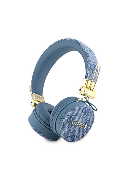 Guess - Bt Headphone Sound 4g Pu Leather Wıth Metal Logo - Blue Gubh704Gemb
