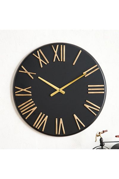 Home Box Emir Metal Wall Clock 50x4x50 cm
