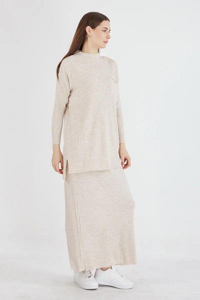 NİSUM MODA Pocket Detail Selvim Kit Skirt Suit
