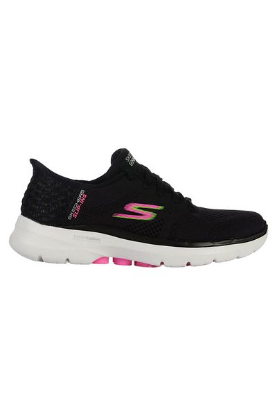 SKECHERS SKECHERS women's sports shoes GO WALK 6 - VIVID ID - SLIP-INS - 124627BKMT