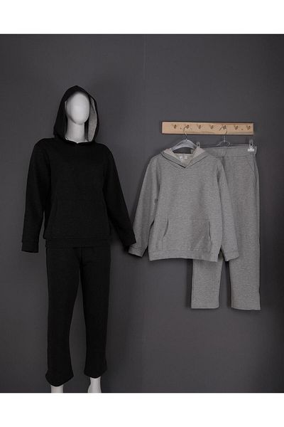 Baveno Σετ casual αθλητική φόρμα Baveno Unisex με κουκούλα