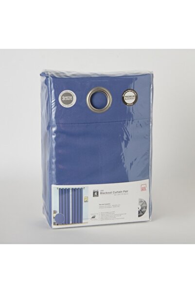 Home Box Uni 4-Piece Blackout Curtain Set 140x300 cm