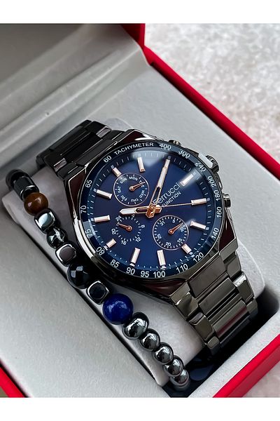 Ferrucci Men's Watch All F. Active 2 Years Warranty with Bracelet Gift