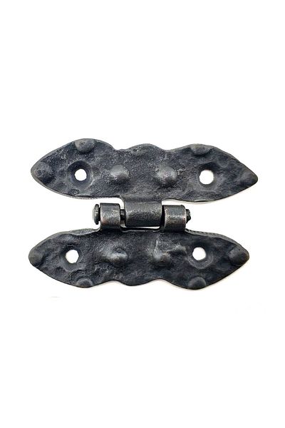 LiderGlobal Antique Style Decorative Brass Hinge - 75x50 mm, Oxide