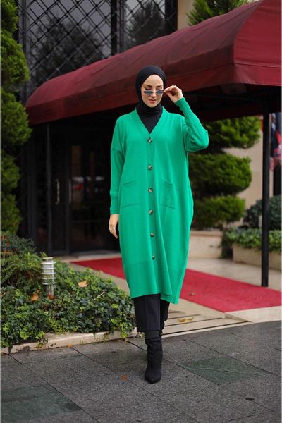 NİSUM MODA ΠΛΕΚΤΟ ΖΑΚΑΚΙ ΜΕ ΜΑΚΡΙΑ ΚΟΥΜΠΙΑ