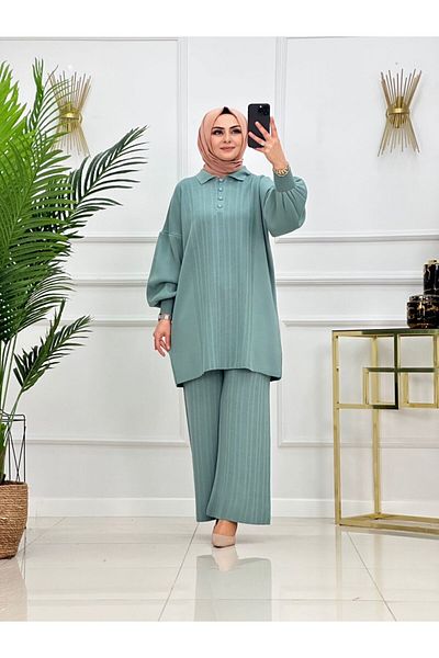 NİSUM MODA ΣΤΟΛΗ ΠΛΕΚΤΟ ΠΑΝΤΕΛΟΝΙ POLO ΓΙΑΚΑ