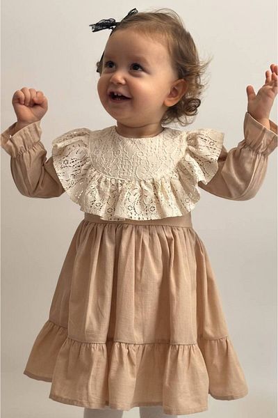 KETBaby Lace Collar Fisto Dress 2-5 Years