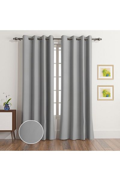 Home Box Uni 4-Piece Blackout Curtain Set 140x300 cm