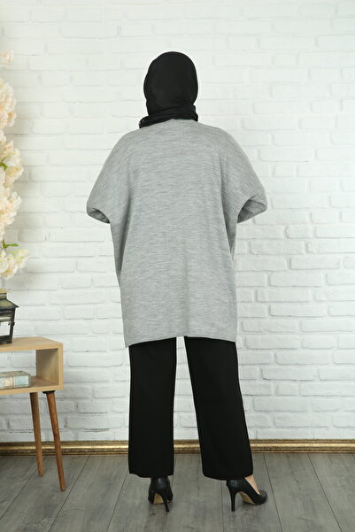 NİSUM MODA Knitting Tunic with Side Slip