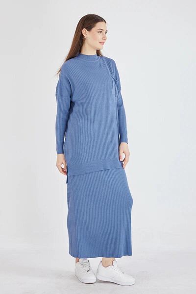 NİSUM MODA Pocket Detail Selvim Kit Skirt Suit