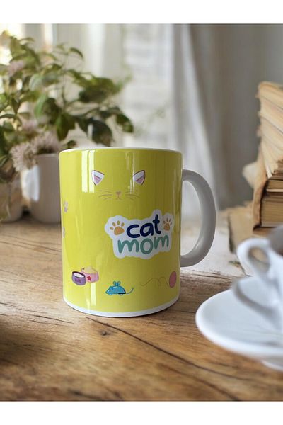 Home Cat Mom Mug