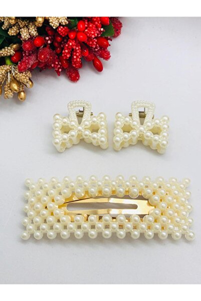 İnDerin Set of 3 Buckles with Pearl Snap and Mini Clip