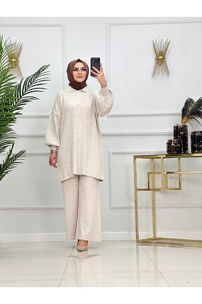 NİSUM MODA ΣΤΟΛΗ ΠΛΕΚΤΟ ΠΑΝΤΕΛΟΝΙ POLO ΓΙΑΚΑ