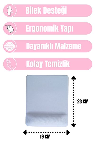 qoeuyl boutique Ξεκλείδωσε με τυπωμένο ορθογώνιο ποντίκι με υποστήριξη καρπού