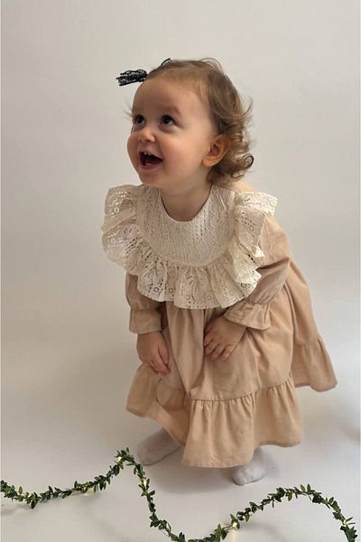KETBaby Lace Collar Fisto Dress 2-5 Years