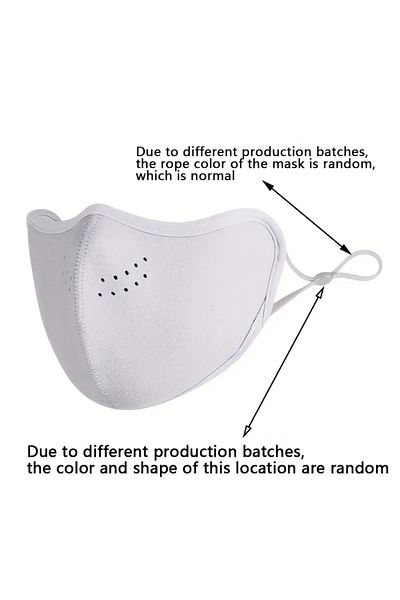 BABUN Ελαστική ρυθμιζόμενη διπλή όψη Winter Fleece Sports Half Winter Snow Motor Cycling Ski Mask