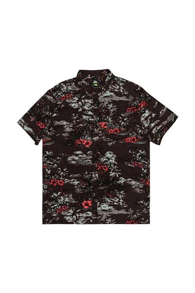 Quiksilver Ανδρικό μπλε πουκάμισο Longmanhill Ss