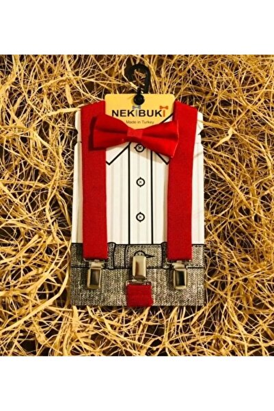 Nacar 23 Nisan Erkek Çocuk Askı Papyon Takımı 4/15 Yaş