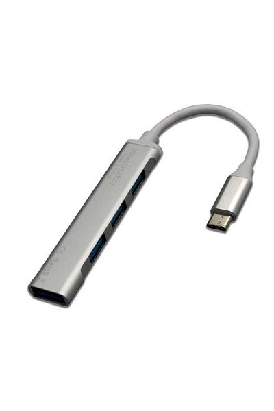 Dexim Dhu0003 - 4 Port USB-A Hub for Elite USB-C