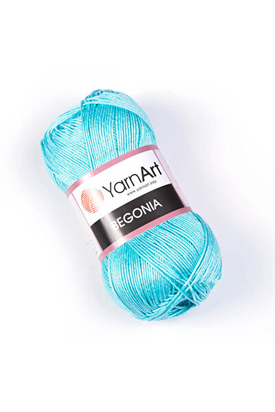 Yarnart Fir de bumbac mercerizat Begonia - 50 g, 169 m, Strălucitor și Durabi...