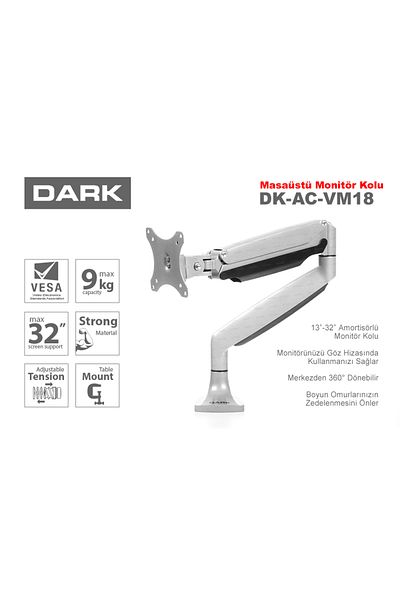 Dark DK-AC-VM-18 1x13"-32" Monitor Supported