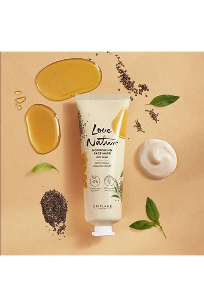 Oriflame Love Nature Nourishing Face Mask with Chia and Organic Honey